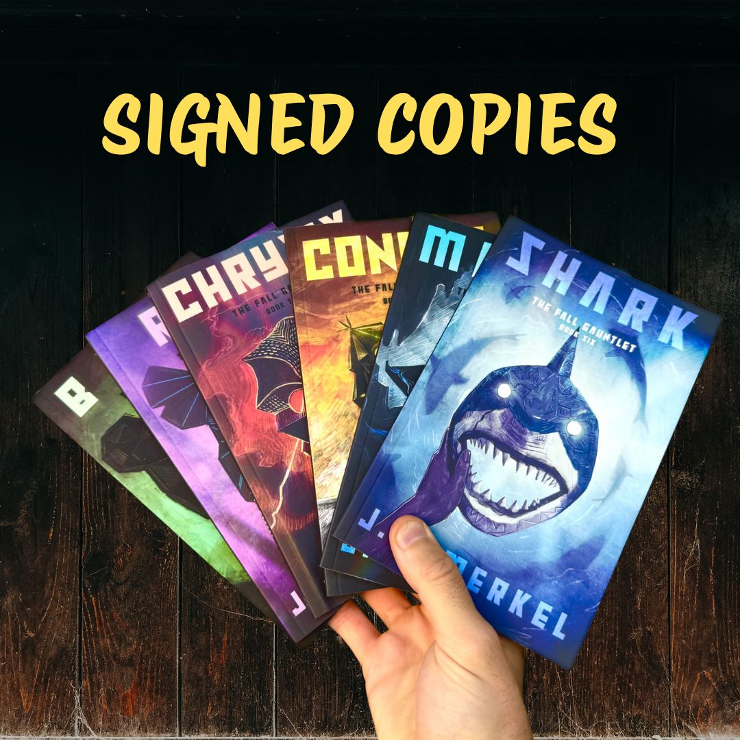 The Fall Gauntlet SIGNED Paperback Bundle: Books 1 - 6 *SWAG Kit Included