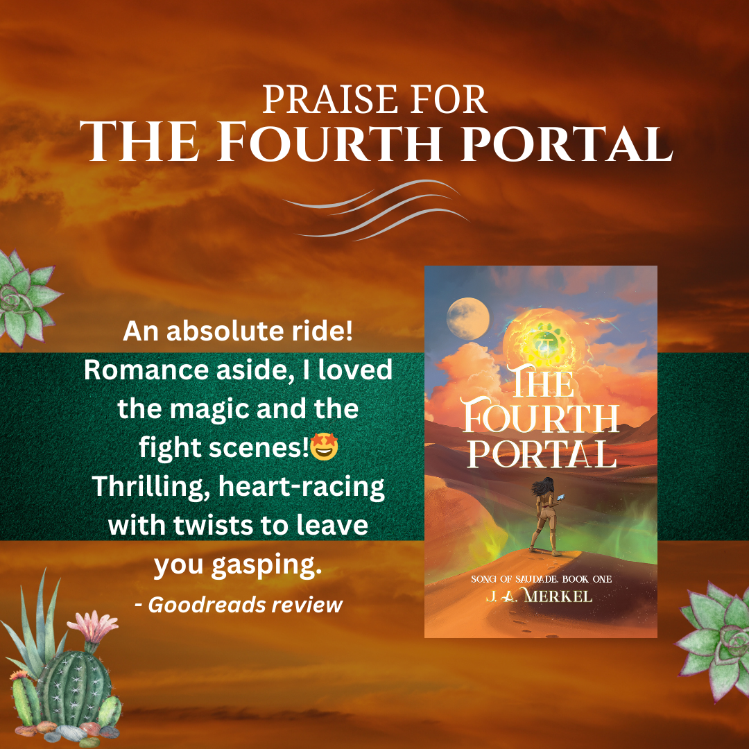 The Fourth Portal SIGNED Paperback: Song of Saudade, Book #1