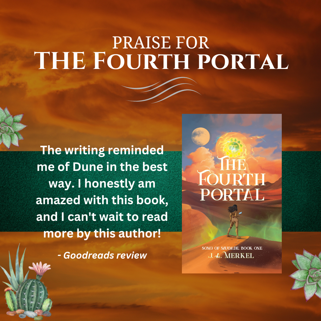 The Fourth Portal SIGNED Paperback: Song of Saudade, Book #1