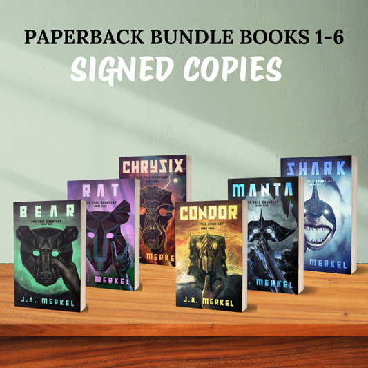The Fall Gauntlet SIGNED Paperback Bundle: Books 1 - 6 *SWAG Kit Included