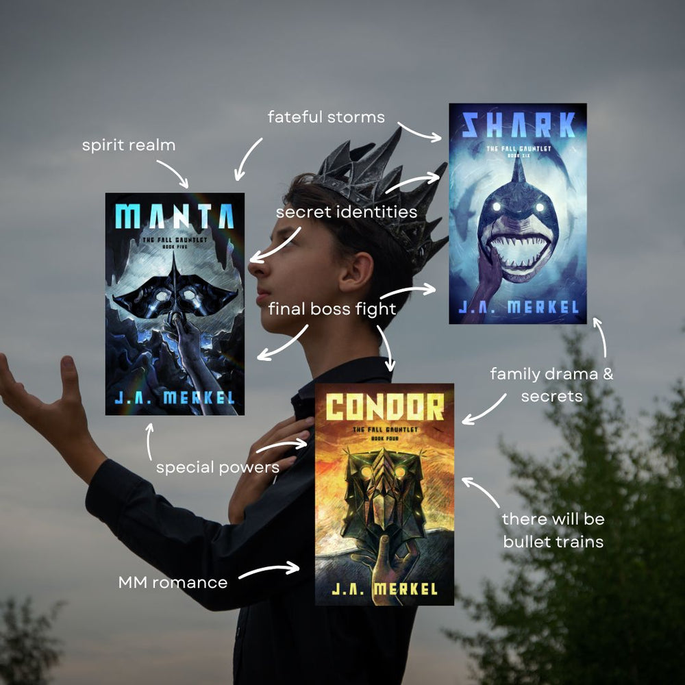 The Fall Gauntlet SIGNED Paperback Bundle: Books 4 - 6 *SWAG Kit Included